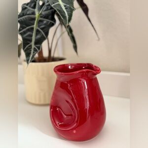 Made in Italy Ceramiche Il Nodo Red Ceramic Pitcher